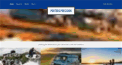 Desktop Screenshot of portersprecision.com